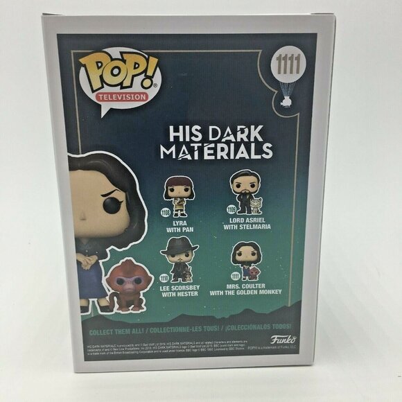 Funko Pop Television-His Dark Materials-Mrs. Coulter Golden Monkey (#1111,New) - Picture 5 of 8